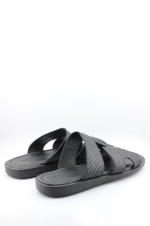 DFC Relax Men Quilted Slip-On Textured Slide Sandals